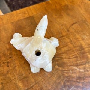 Onyx stone turtle pencil holder